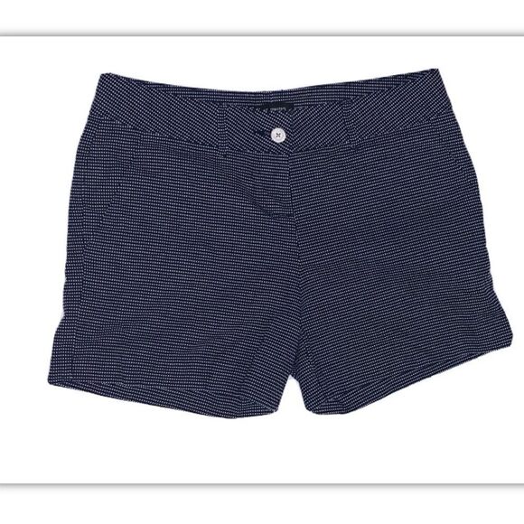 The Limited blue polka dot shorts size 10 - Picture 1 of 3